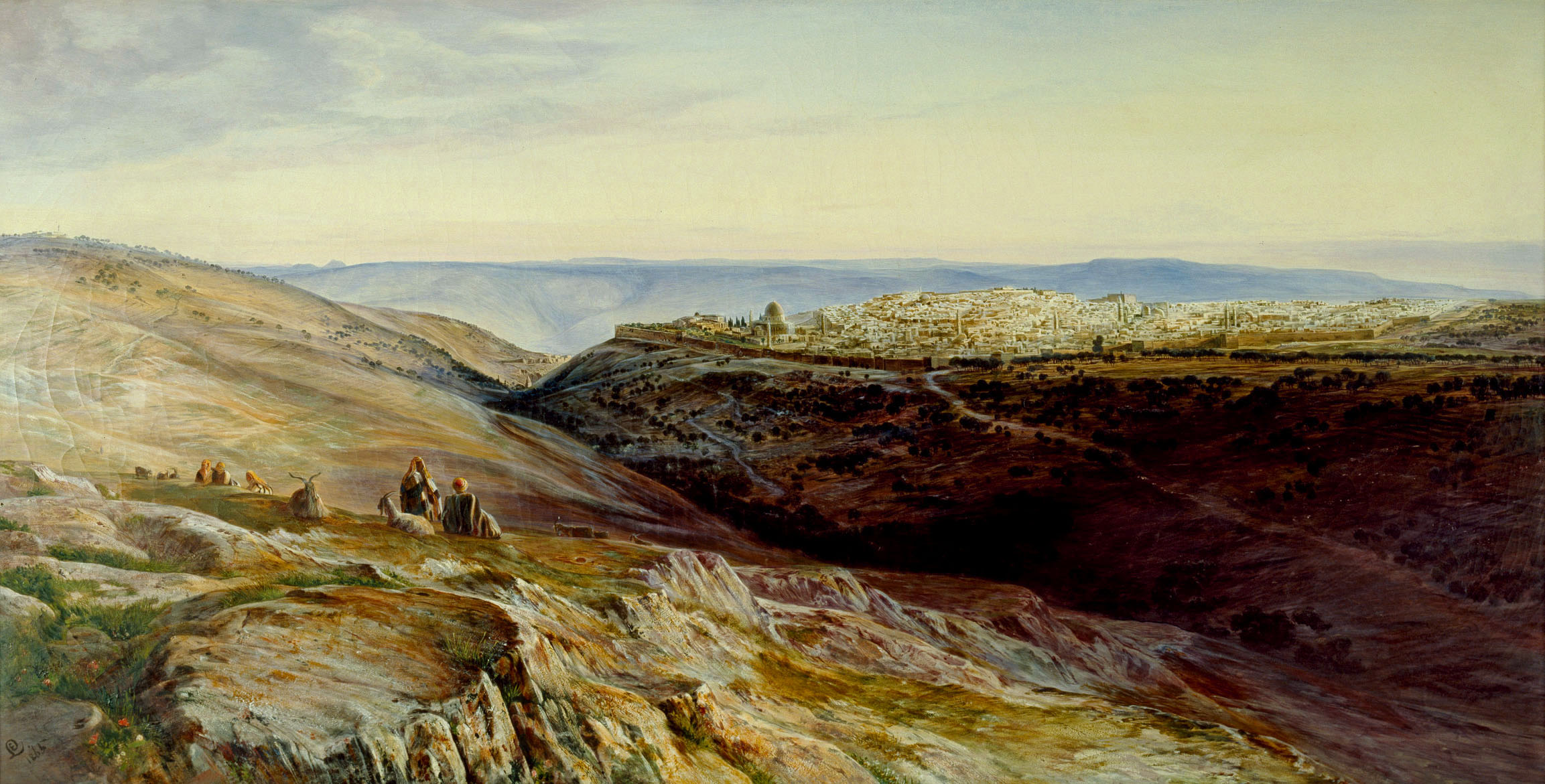 Jerusalem by Edward Lear (1812–1888)