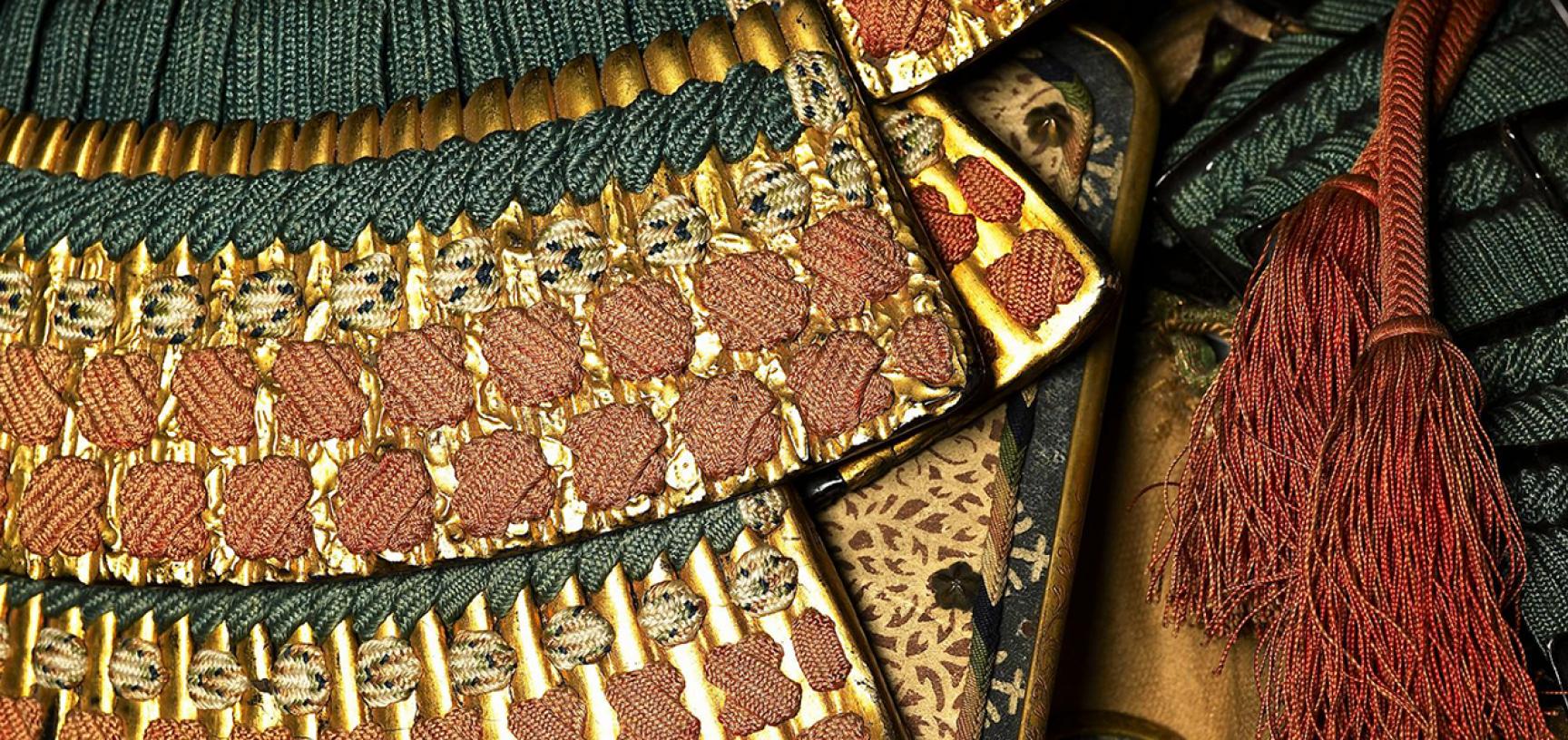 Ceremonal suit of armour for a samurai (detail)