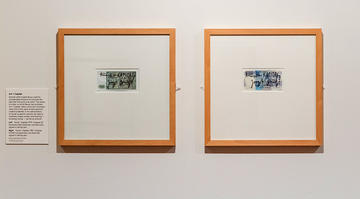 Joseph Bueys Kapital banknotes artworks in Money Talks exhibition